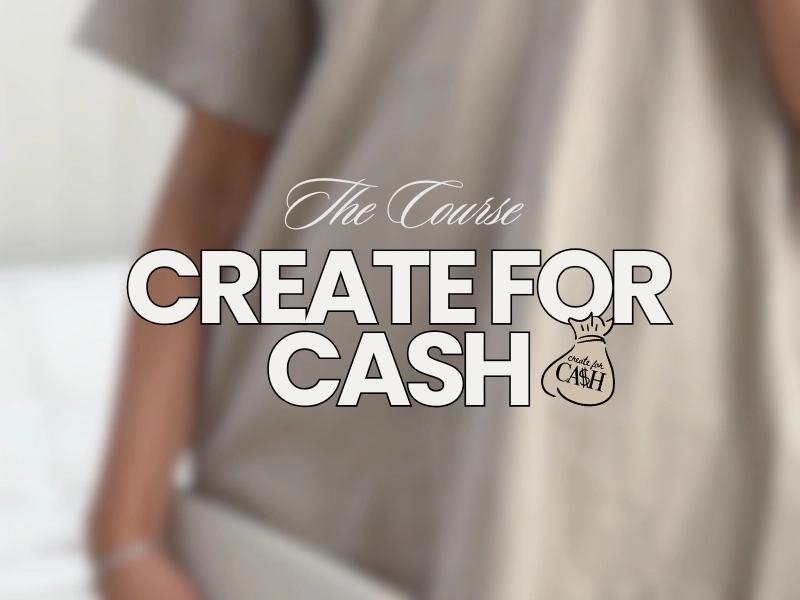 Create for Cash