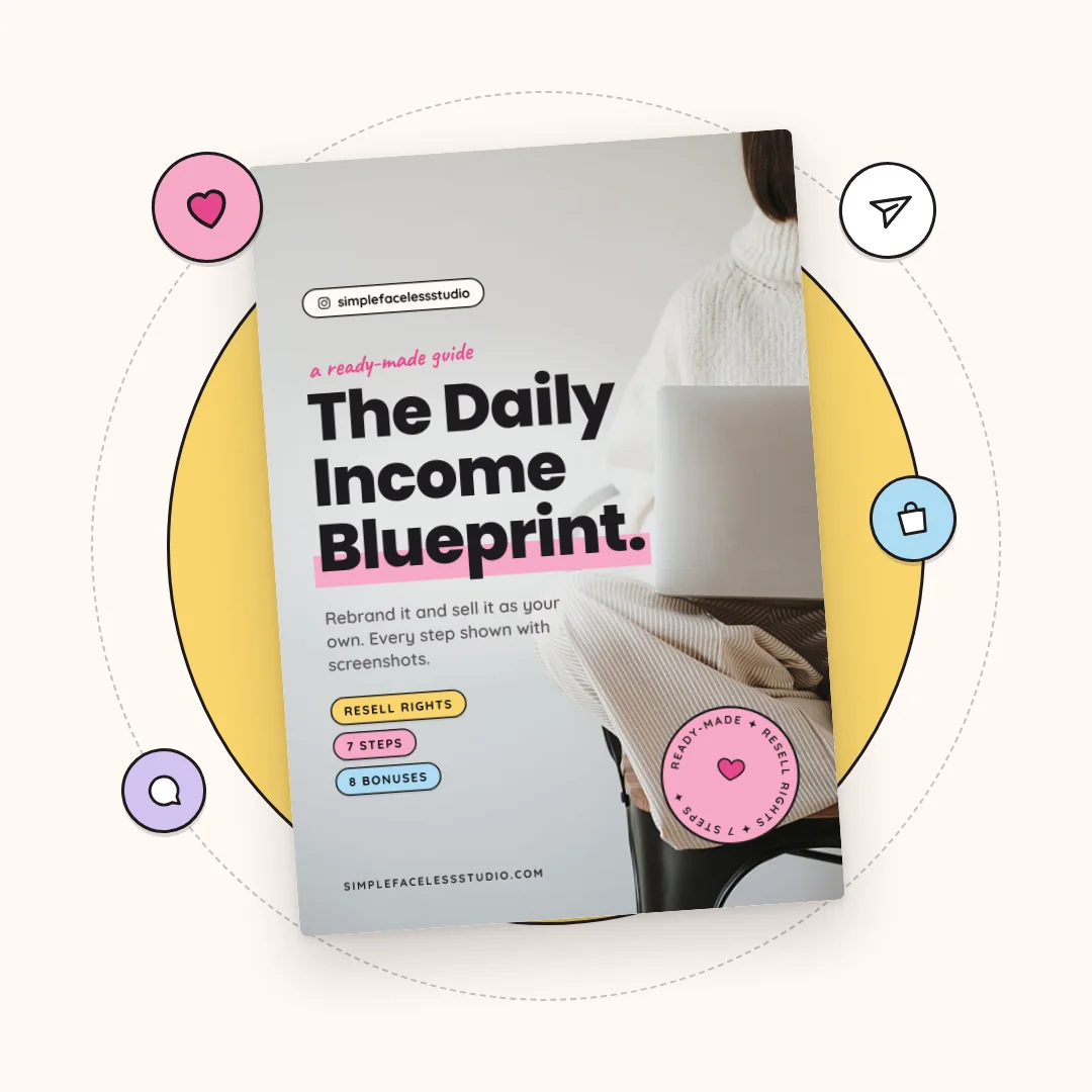 The Daily Income Blueprint, a done-for-you digital product with resell rights